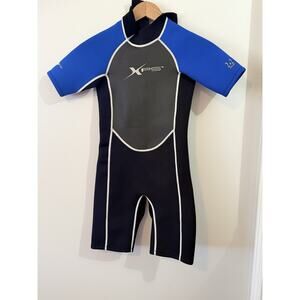 Women's Black Blue & Gray XPS Neoprene Wetsuit - Size Medium